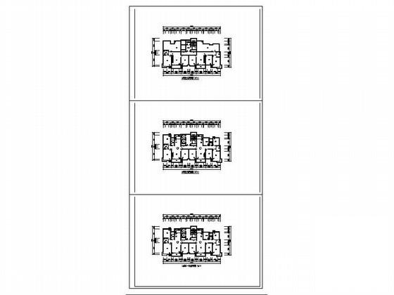 小高层住宅楼一梯二户型平面图纸（带空中花园）.dwg - 2