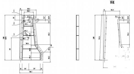 吉怀高速公路段防撞护栏模板图纸.dwg - 2