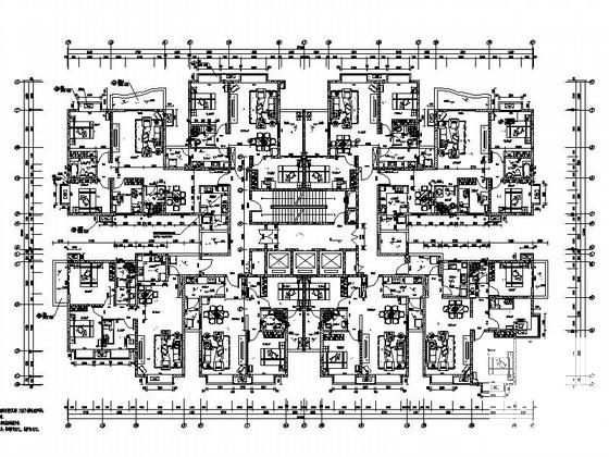 塔式高层一梯八户户型图纸.dwg - 1