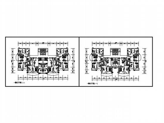 塔式高层住宅楼一梯四户户型图纸（150/160）.dwg - 2