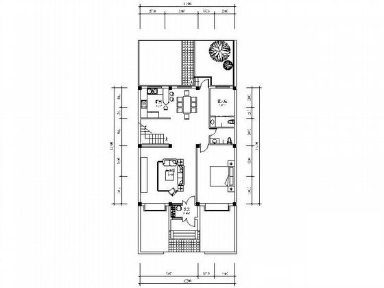 3层别墅平面户型设计图纸.dwg - 1