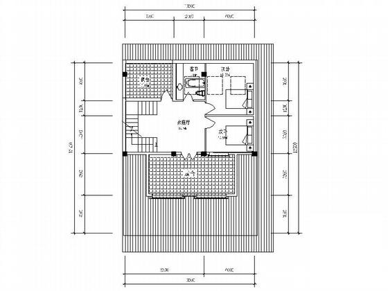 3层别墅平面户型设计图纸.dwg - 3