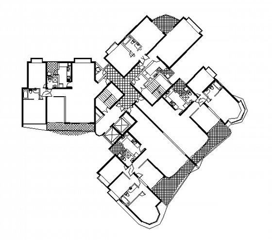 塔式户型设计CAD图纸集.dwg - 2