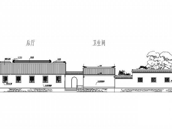 故居遗址景观改造CAD施工图纸.dwg - 2