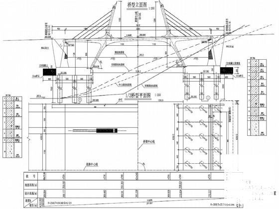 三跨斜腿刚构桥施工图纸（知名省院）. - 2