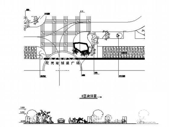 办公大厦景观绿化种植CAD施工图纸.dwg - 2