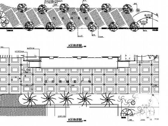 办公大厦景观绿化种植CAD施工图纸.dwg - 3