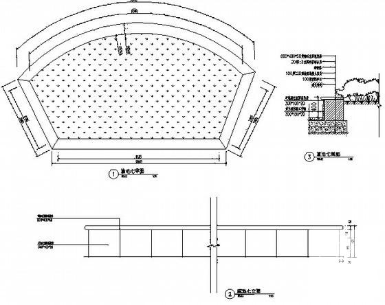 6种不同样式树池施工CAD详图纸.dwg - 4