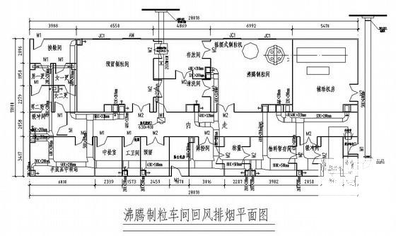 制药车间空调通风CAD施工图纸.dwg - 2