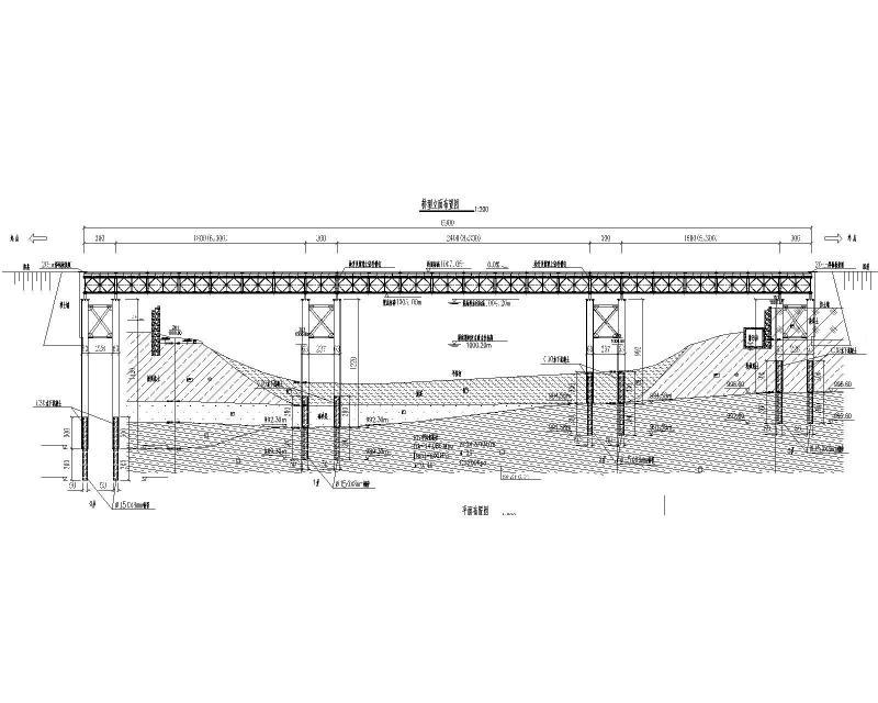 桥型立面布置图