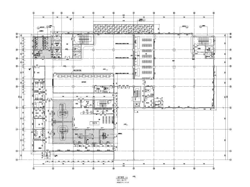 中式高层医院住院楼施工方案图纸CAD平面图及剖面图,立面图 - 2