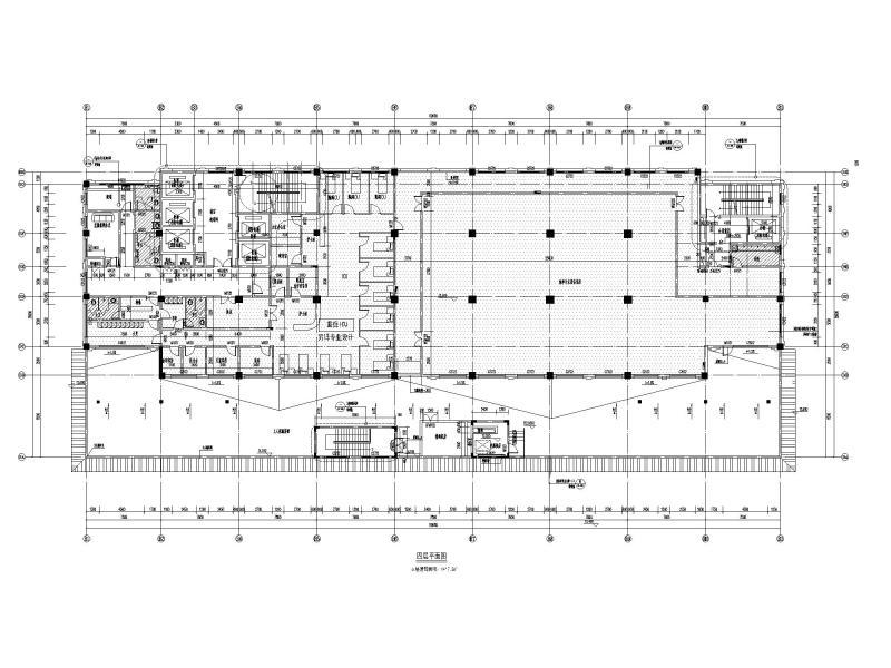中式高层医院住院楼施工方案图纸CAD平面图及剖面图,立面图 - 5