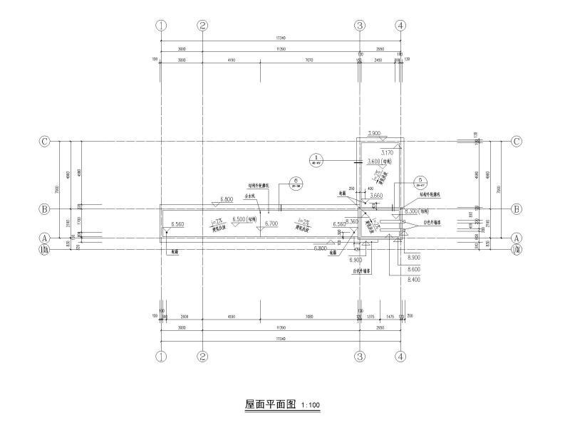 屋顶平面图