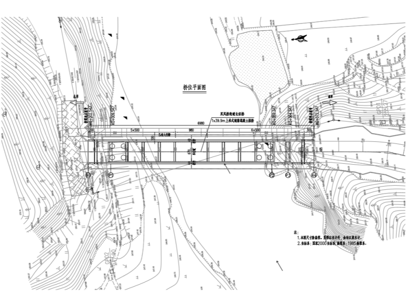 桥位平面布置图
