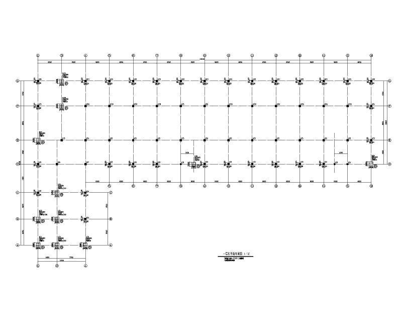 一层柱平面布置图