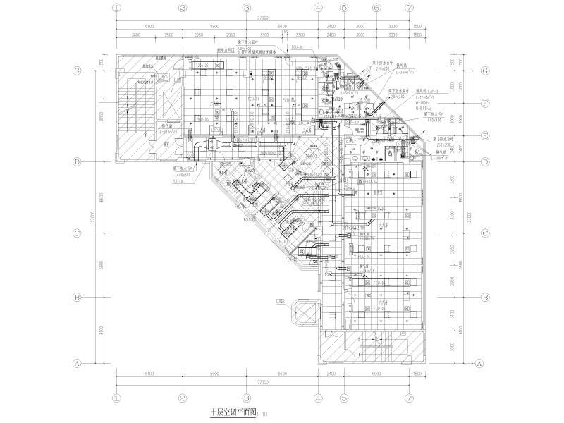 十层空调平面图