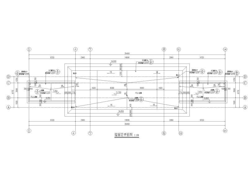 屋面平面图