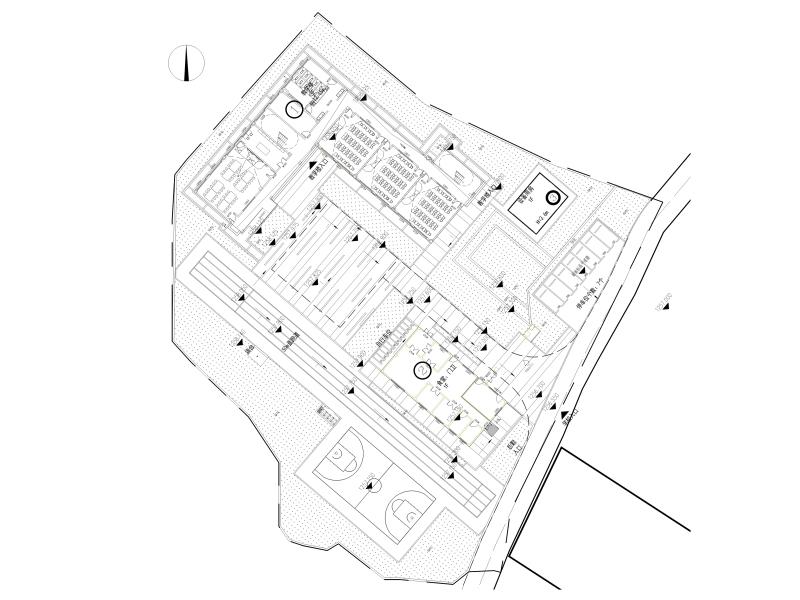 知名小学拆迁工程景观施工图