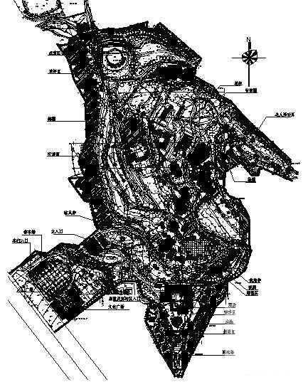 西山公园西区规划设计cad - 1