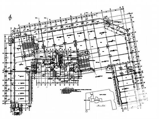 现代高层住宅及商业影院建筑施工图纸cad平面图及剖面图,立面图 - 3
