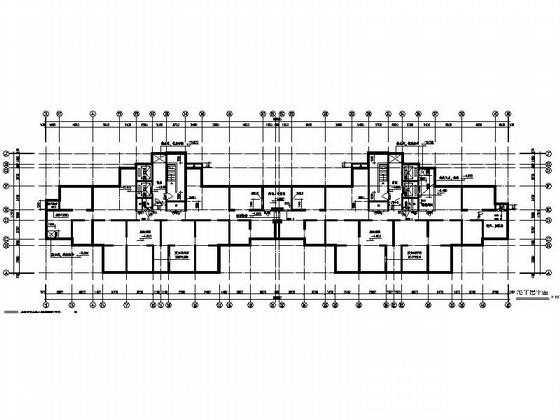 现代高层板式住宅楼带底商建筑施工图纸cad平面图及节点详图,剖面图 - 3