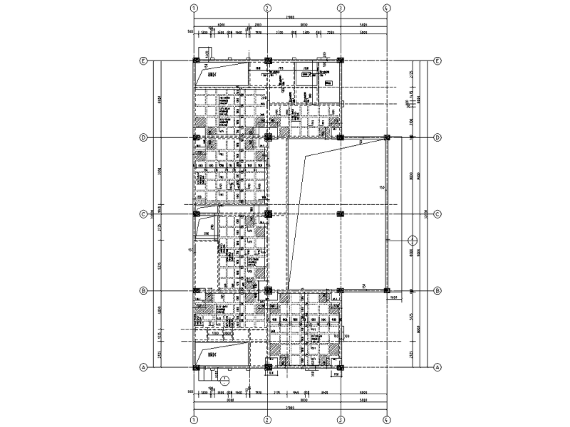 3.900m平面布置及板配筋图