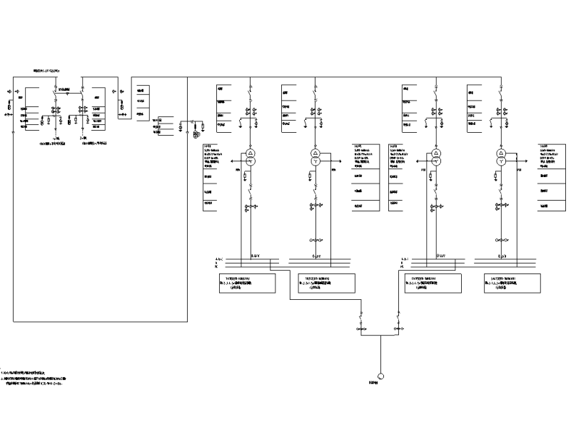 配电房一次接线图