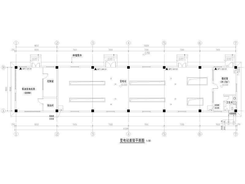 变电站首层平面图