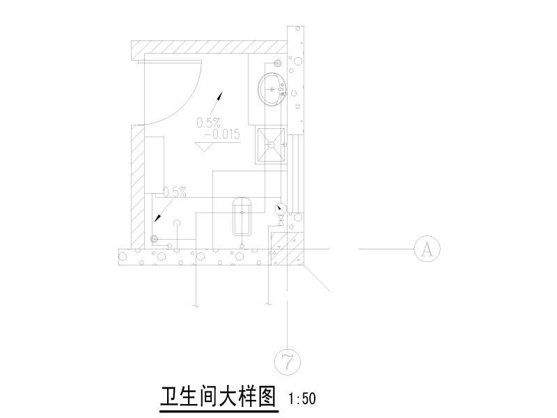 卫生间大样图