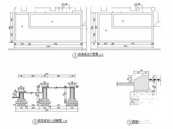 商业酒店景观工程设计施工图纸cad平面图 - 4