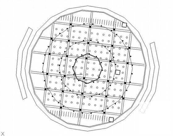 园区湖岸景观综合整治工程节点施工大样图全套cad平面图 - 1