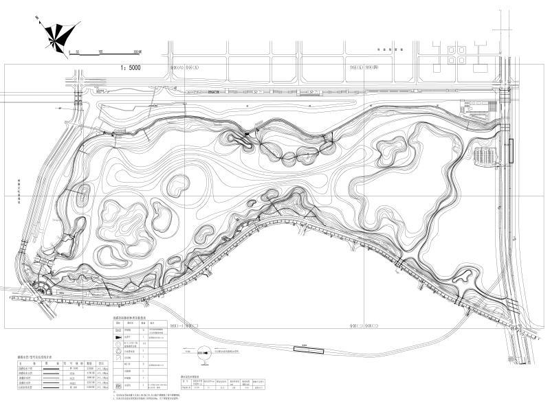 滨湖文化公园 总平面给水布置图2