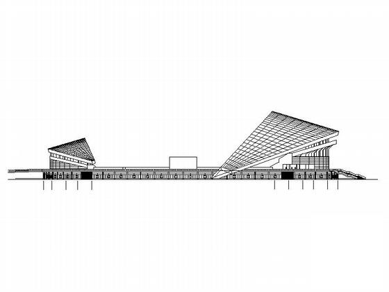 小型现代体育场及综合健身馆建筑施工图纸（最新）,平面图 - 5