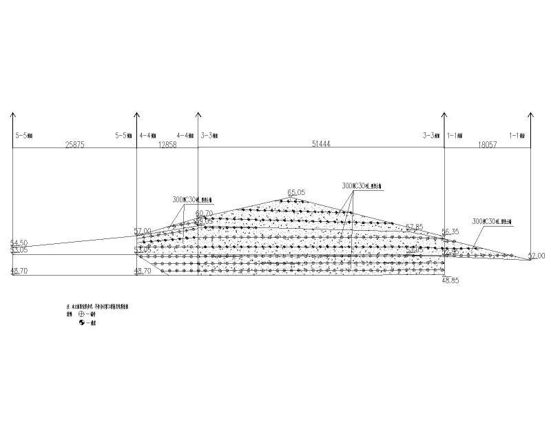 边坡立面图