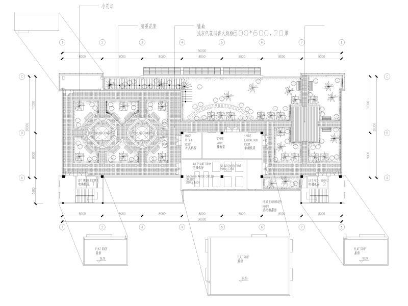 01 办公楼的屋顶花园详图