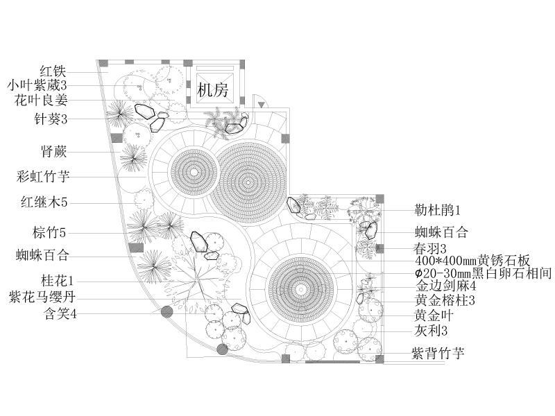 05 某酒店七楼花园设计详图