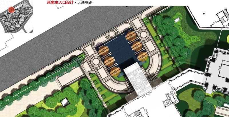 新古典风住宅+商业广场景观方案设计 (5)