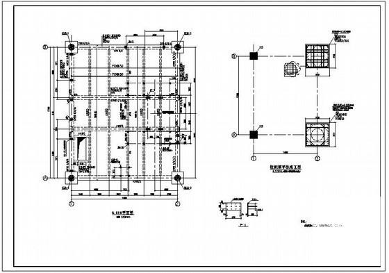 柱配筋平法施工图纸cad - 1