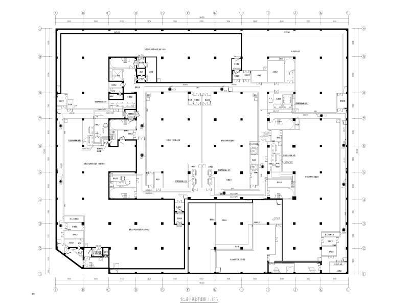 负二层空调水平面图