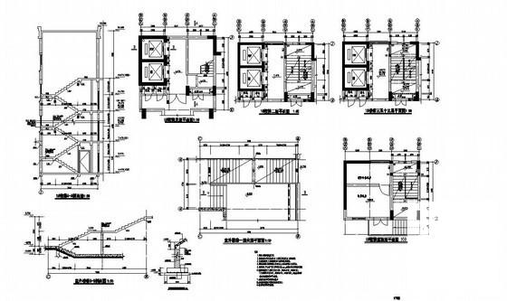 住宅楼梯构造详图纸cad - 1