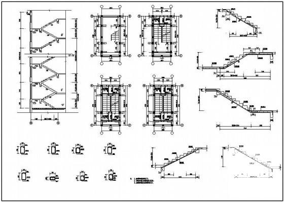 楼梯节点详图纸cad - 1