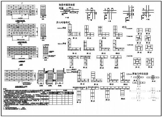 砌体结构构造详图纸cad - 1