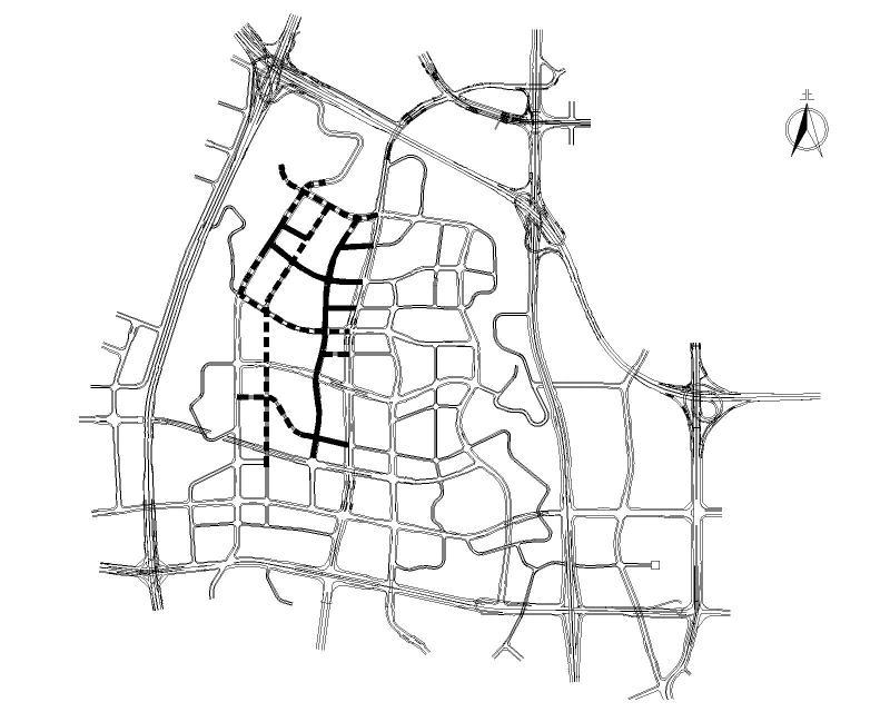 道路平面区位图