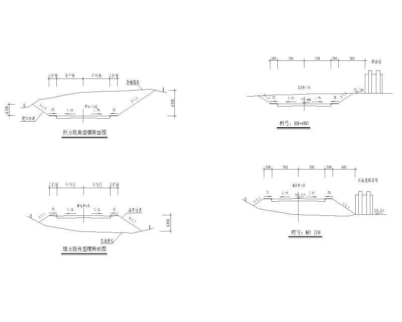 典型横断面图