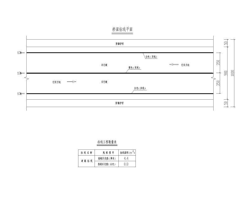 桥面标线设计