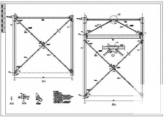 多种支撑节点构造详图纸cad - 2