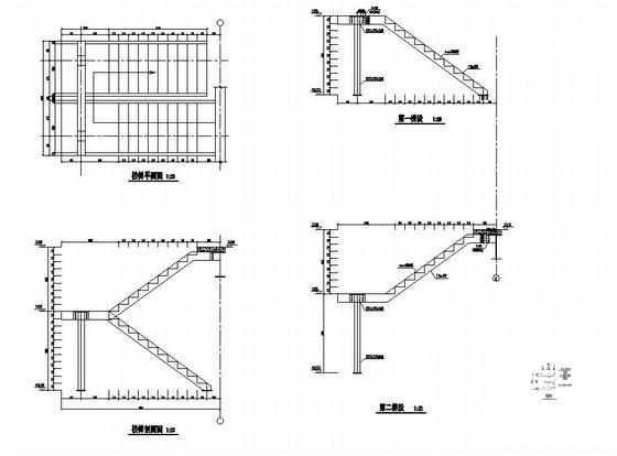 钢楼梯构造详图纸cad - 1