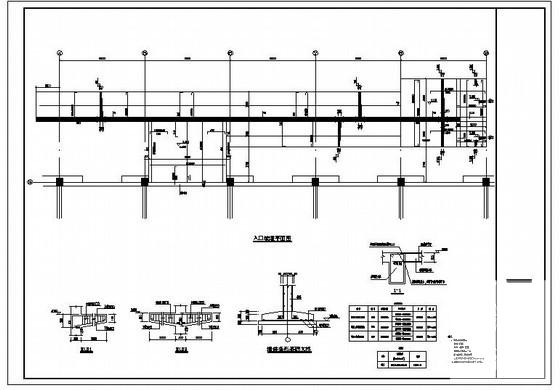 入口坡道节点构造详图纸cad - 1