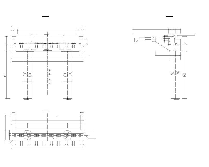 桥台一般构造图