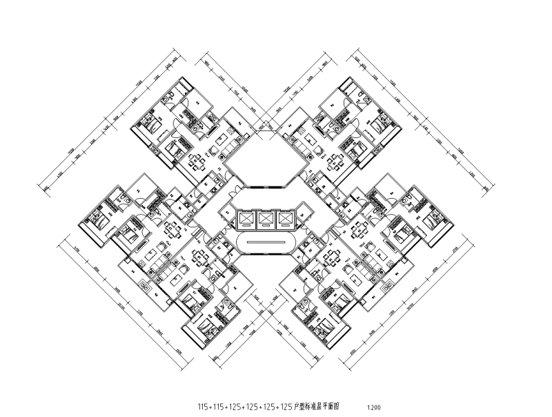 深圳某新村旧改户型整合 (4)